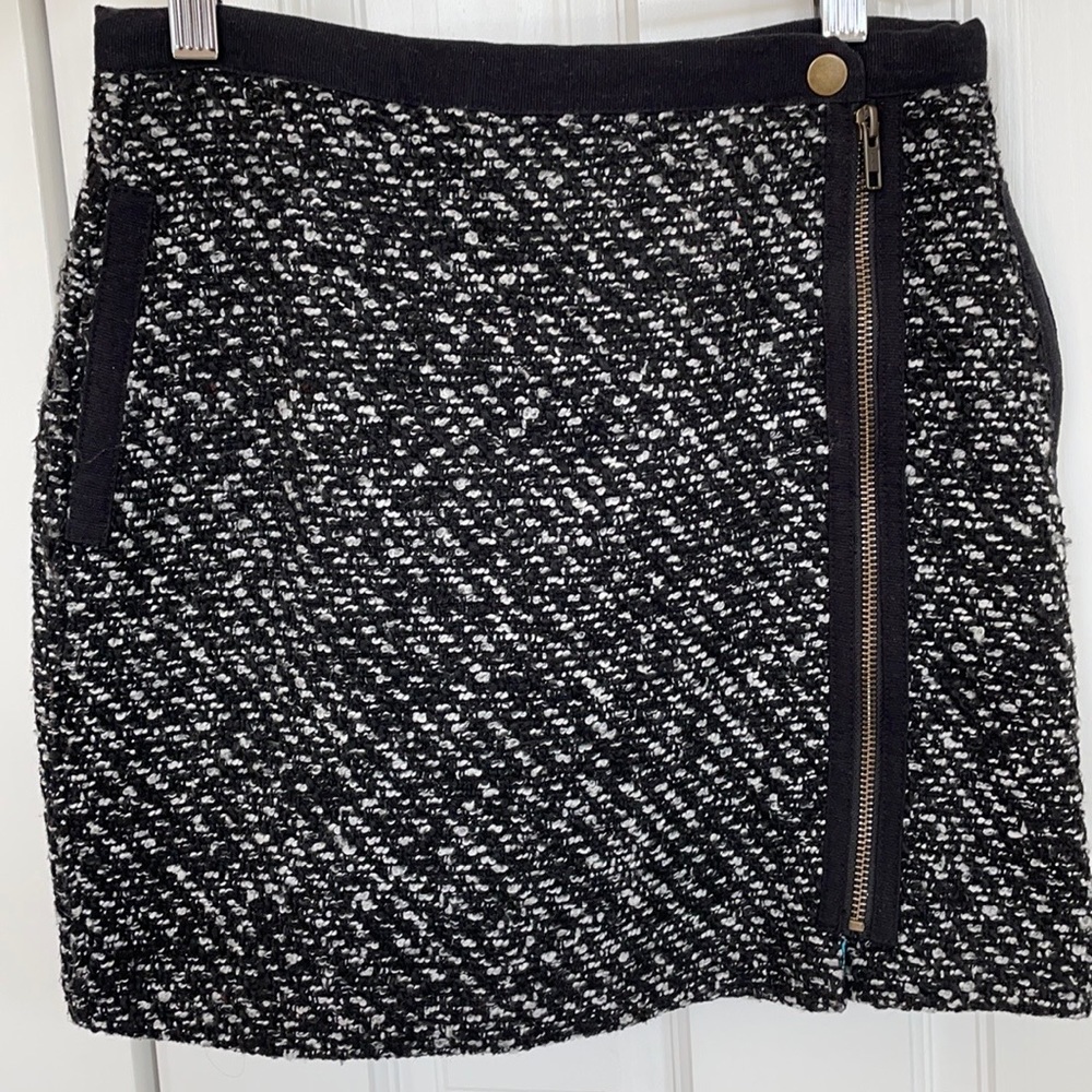 Brooklyn Industries Boucle Tweed Mini Skirt Sz XS